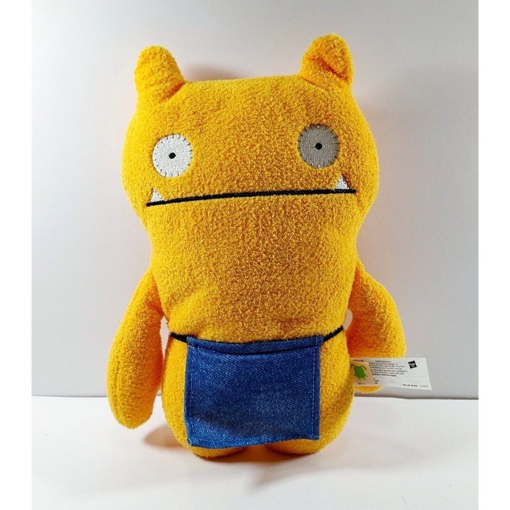 Ugly Doll Wade The Helper Orange w/Blue Apron 13" Plush